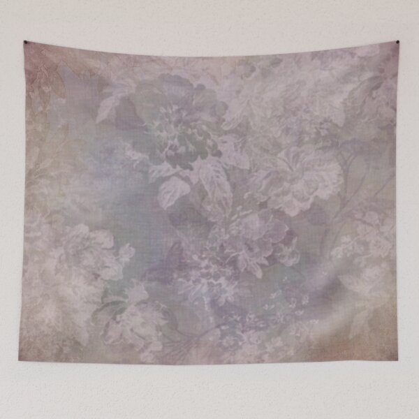 Item preview, Vintage Blue and Beige Boho Floral designed and sold by IZiets.