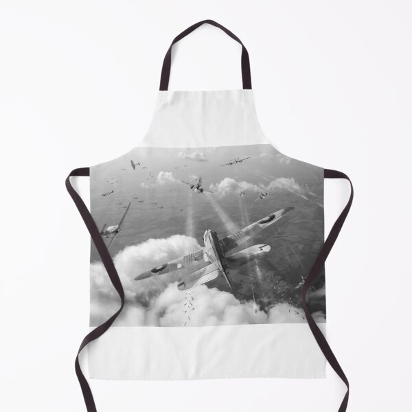 Item preview, Headlong attack (Hurricanes over Weymouth) black and white version designed and sold by Flight Artworks.