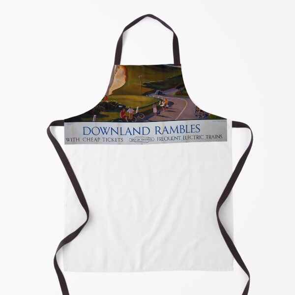 Item preview, Railway Poster Downland Rambles designed and sold by stickart-marek.
