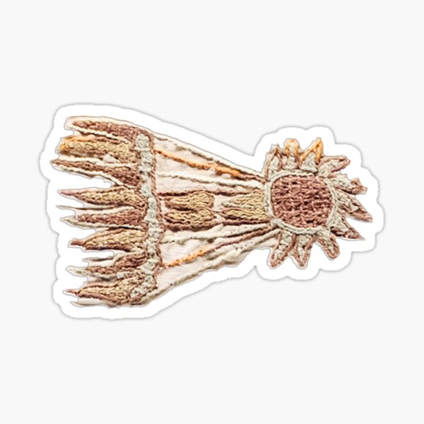 Bayeux Tapestry. Detail of comet. Sticker