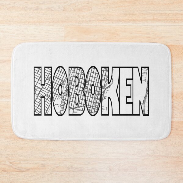 Item preview, Hoboken, NJ Street Map designed and sold by thestreetslocal.