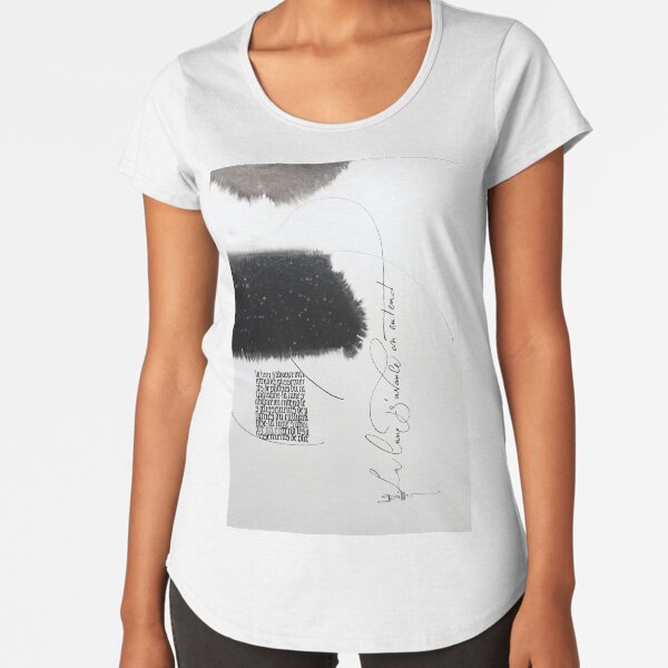abstract 9 Premium Scoop T-Shirt
