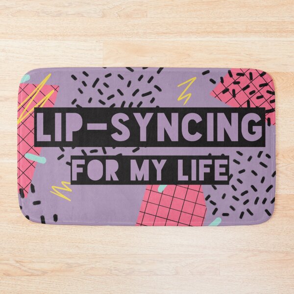 Item preview, Lipsync for your life (purple) designed and sold by flockadoodle.