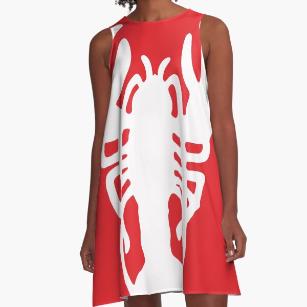 Item preview, White Lobster on Red Background designed and sold by XOOXOO.