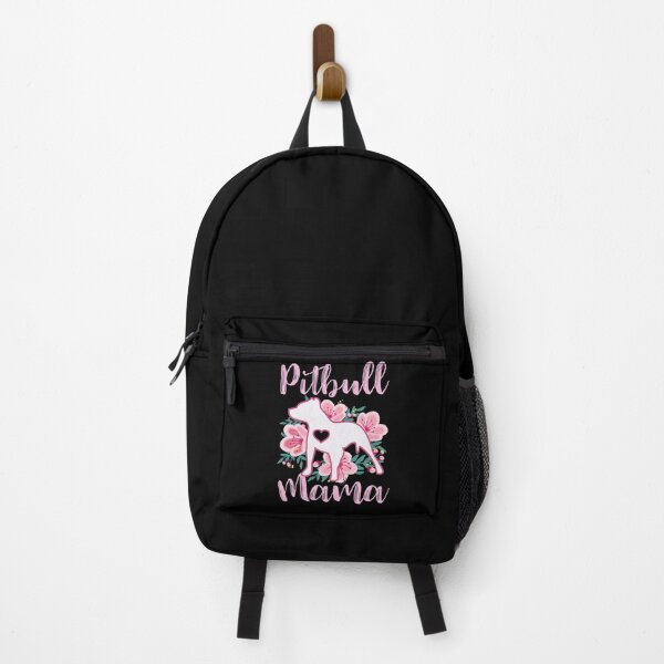 Item preview, Pitbull Mama Pink Flowers designed and sold by PrettyPittie Shop.
