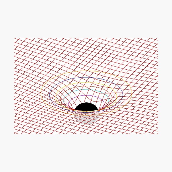 Induced Spacetime Curvature, General Relativity Photographic Print