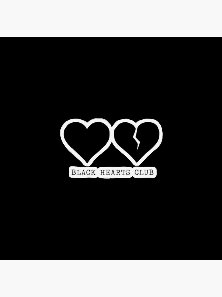 Yungblud black hearts club hoodie hot sale