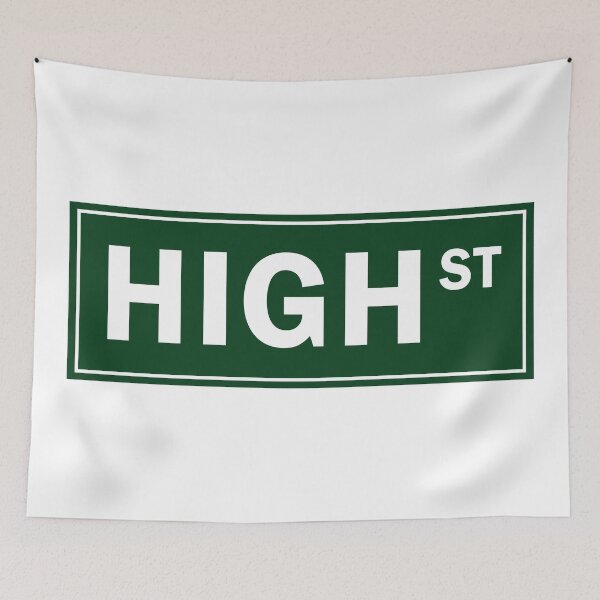 Item preview, High St Sign designed and sold by Shayli Kipnis.