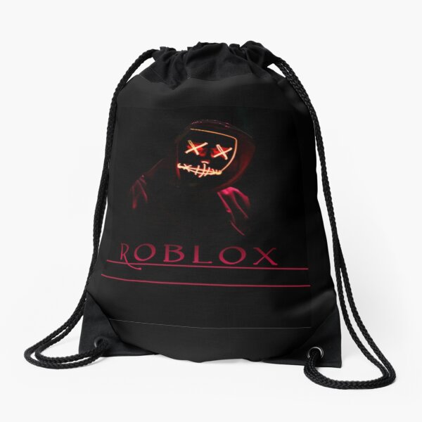 Roblox Death Drawstring Bags Redbubble - roblox dance off glitch roblox free backpack