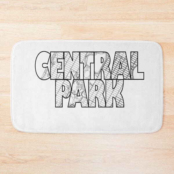 Item preview, Central Park, NY Street Map designed and sold by thestreetslocal.