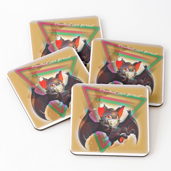 Item preview, Cute Funny Batzilla Flying Fox- The Bat designed and sold by Angees.
