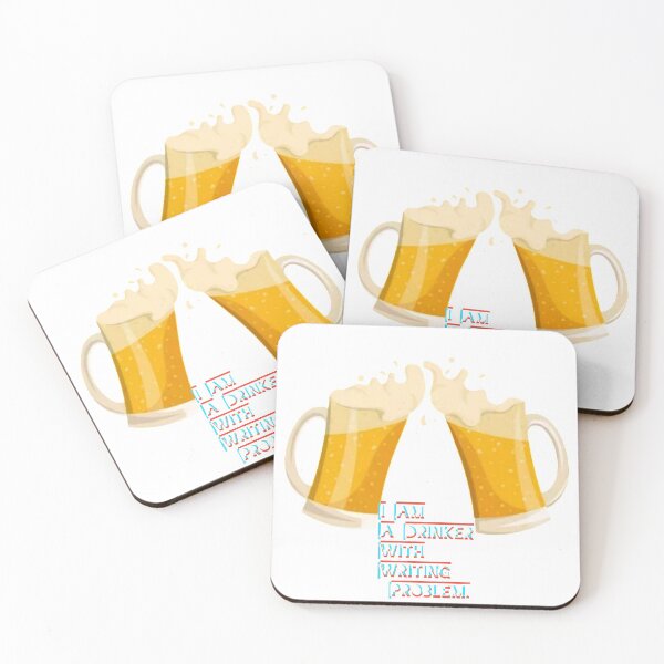 Item preview, I am a drinker with writing problem  designed and sold by JWOngW1.