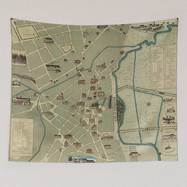 Item preview, Vintage Map of Sao Paulo Brazil (1877) designed and sold by BravuraMedia.