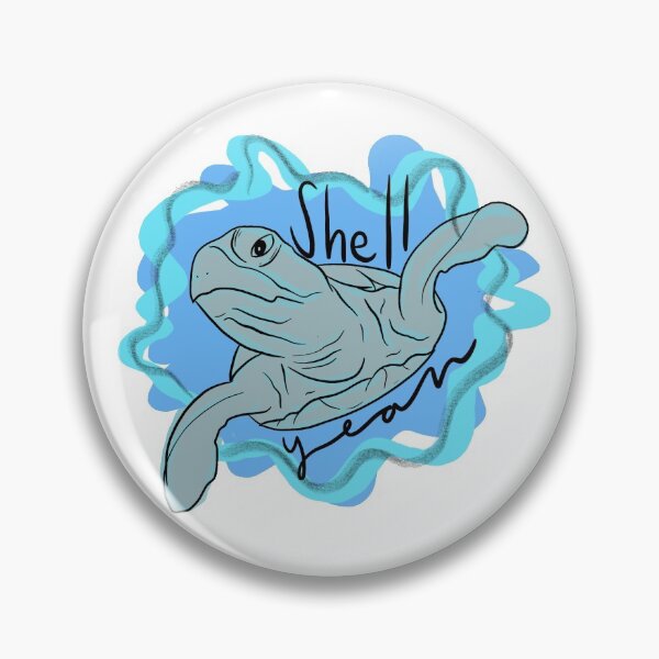 Item preview, Shell Yeah Punny Turtle designed and sold by Charcharleyb.