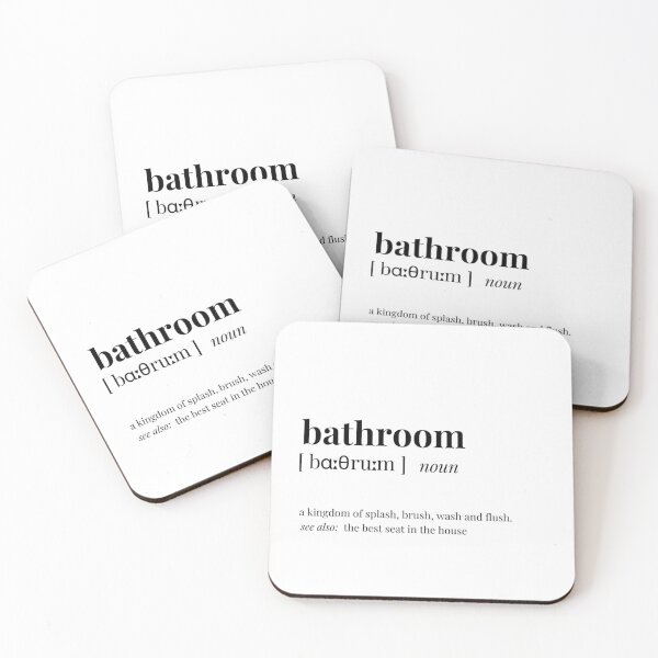 Item preview, Bathroom definition  designed and sold by PercyStPrints.