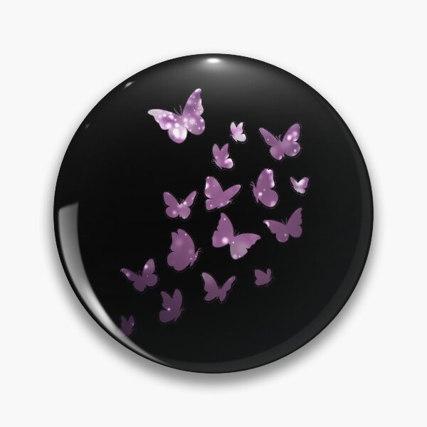 Item preview, Butterfly, Butterflies, Purple Sparkles, Cute Monarch, Dream, Beautiful Colors, Colorful Glitters, Black Background designed and sold by Annona-.