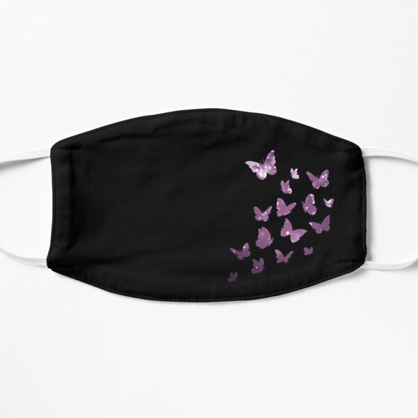Butterfly, Butterflies, Purple Sparkles, Cute Monarch, Dream, Beautiful Colors, Colorful Glitters, Black Background Mask