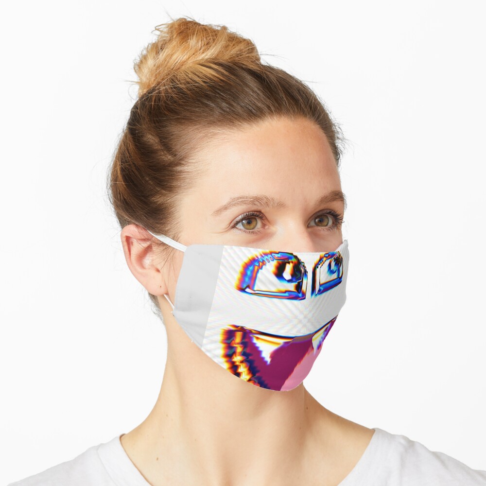 Roblox Faces Mask By Lunalpha Redbubble - super cool face donation face roblox