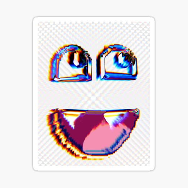 Roblox Faces Stickers Redbubble - ocean cafe logo 2 roblox