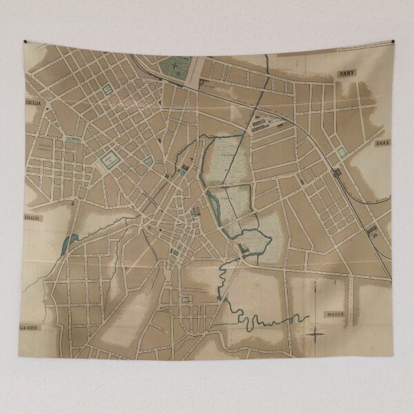 Item preview, Vintage Map of Sao Paulo Brazil (1890) designed and sold by BravuraMedia.