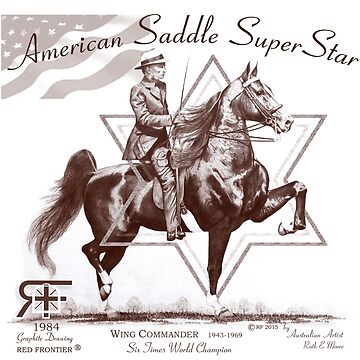 Aperçu de l'œuvre RF Selle américaine Super Star Wing Commander dessin de RedFrontier