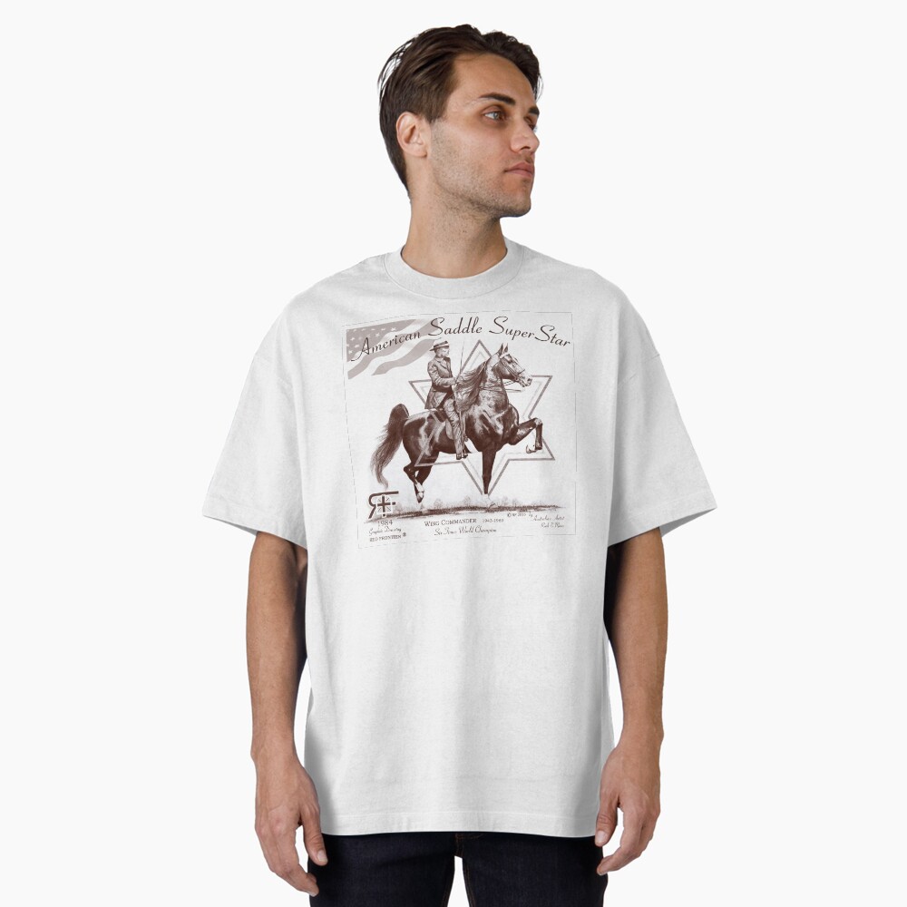 Aperçu de l'œuvre T-shirt oversize créée et vendue par RedFrontier.