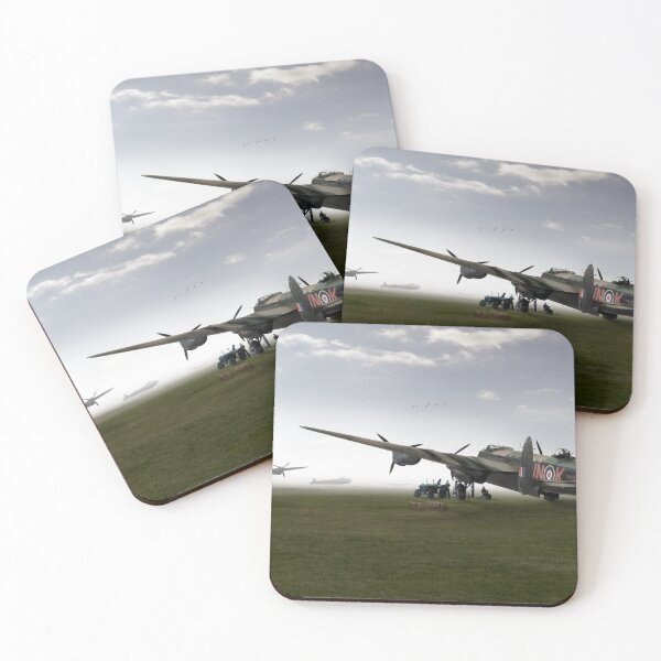 Item preview, Lancasters on dispersal, colour version designed and sold by Flight Artworks.