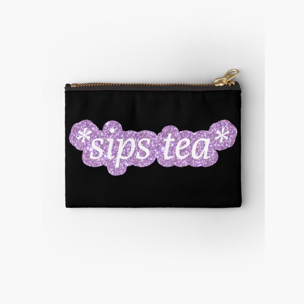 Item preview, Sips Tea - Purple designed and sold by mydoodlesateme.