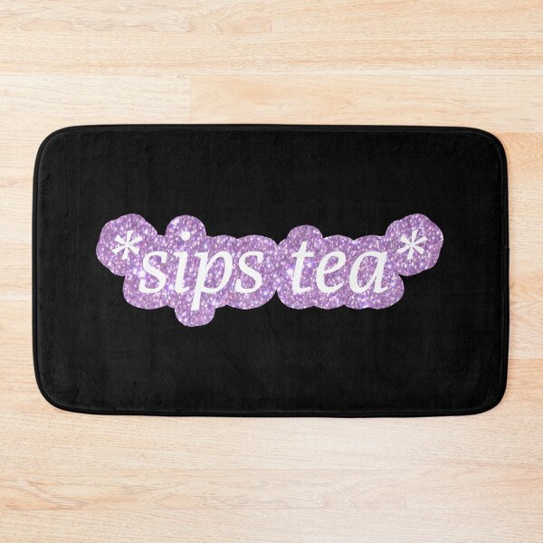 Item preview, Sips Tea - Purple designed and sold by mydoodlesateme.