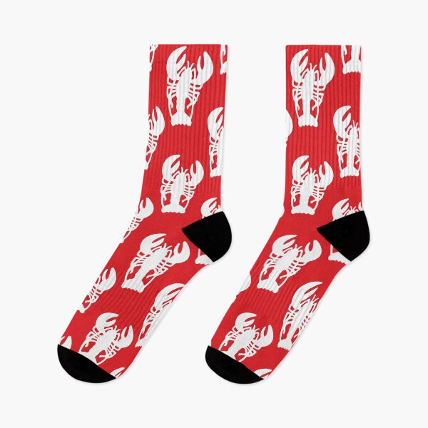 Item preview, White Lobster on Red Background designed and sold by XOOXOO.