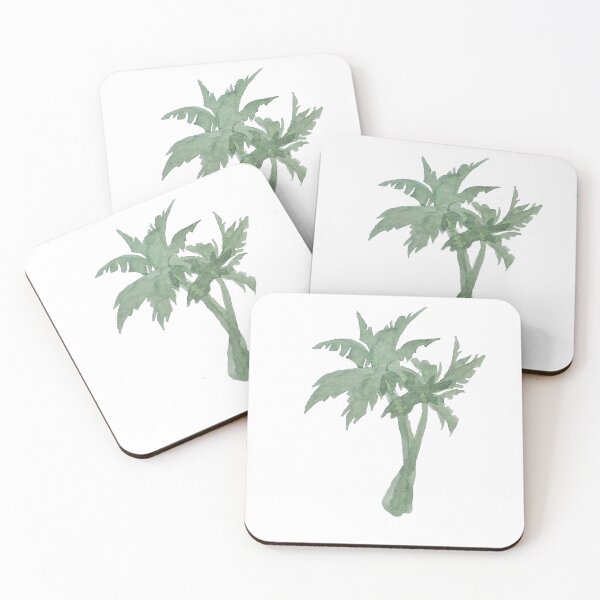 Item preview, aesthetic watercolour palm tree designed and sold by Catlit.