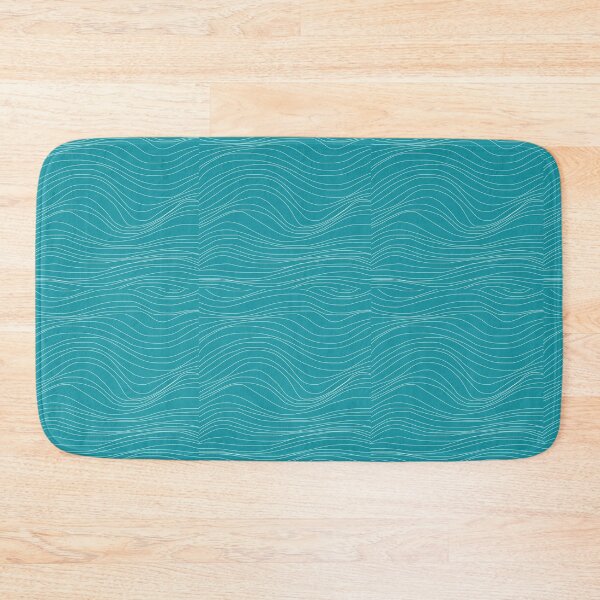 Item preview, Blue Abstract Waves designed and sold by maramyeonni.