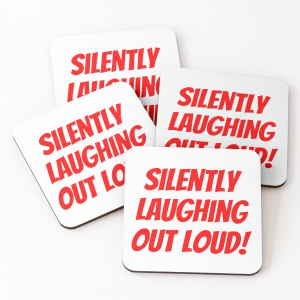 Item preview, Silently Laughing Out Loud | Typography designed and sold by rsty11.