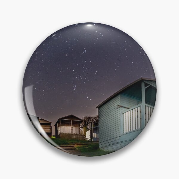 Item preview, Whitstable beach huts at night designed and sold by rogerstanger.