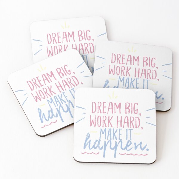 Item preview, dream big work hard make it happen designed and sold by tania2323.