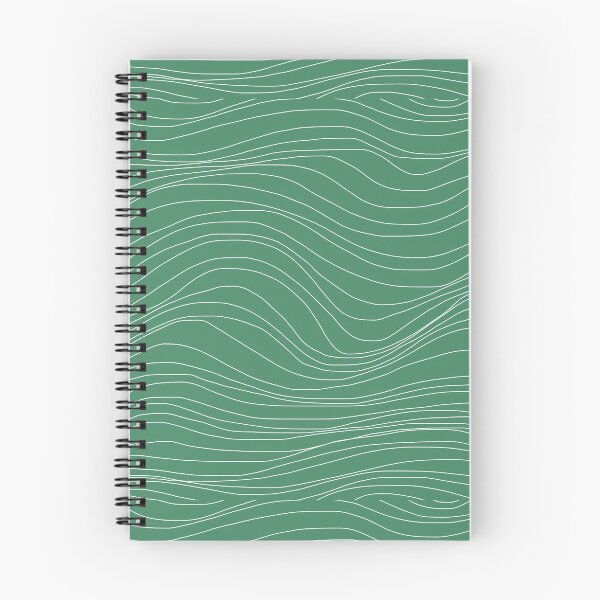 Item preview, Green Abstract Waves designed and sold by maramyeonni.