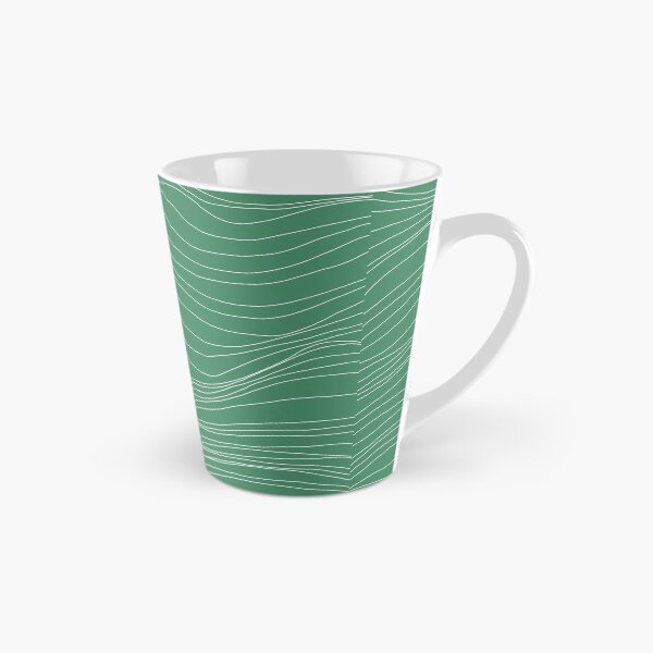 Item preview, Green Abstract Waves designed and sold by maramyeonni.