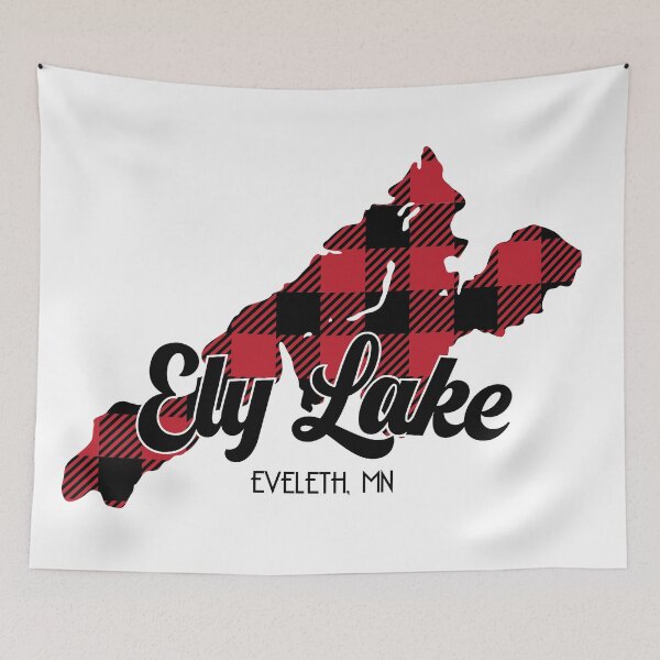 Item preview, Ely Lake, Eveleth MN Plaid designed and sold by ilakethat.