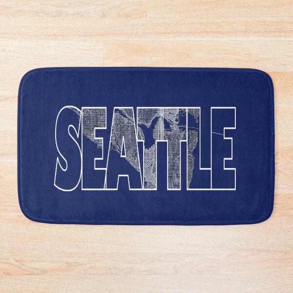 Item preview, Seattle, WA Street Map designed and sold by thestreetslocal.