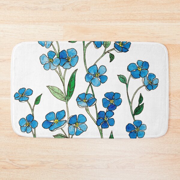 Item preview, Forget Me Not Botanical Illustration designed and sold by María Casas Watercolour Designs.