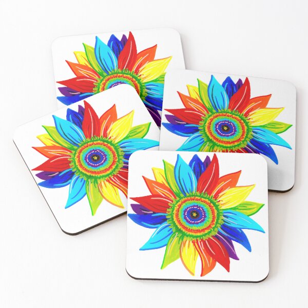 Item preview, Rainbow Sunflower  designed and sold by Tiffany Budd.