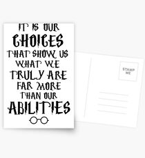 Dumbledore quote Postcards
