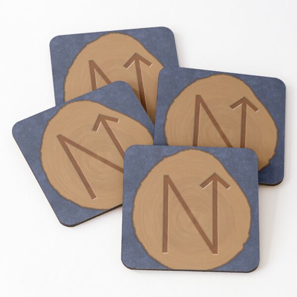 Item preview, Mental Power Bind Rune Wooden designed and sold by LozMac.