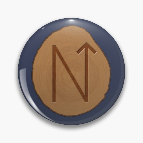 Item preview, Mental Power Bind Rune Wooden designed and sold by LozMac.