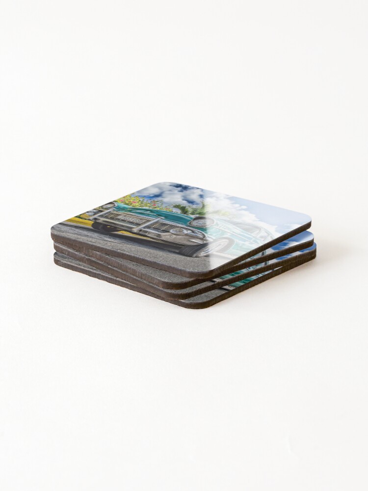 Thumbnail 4 of 5, Coasters (Set of 4), Vintage car designed and sold by Basic310.