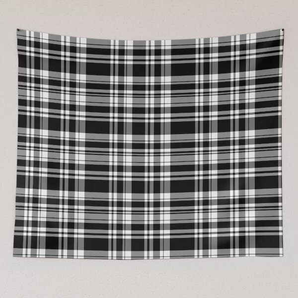 Item preview, black white tartan designed and sold by bumblethebee.