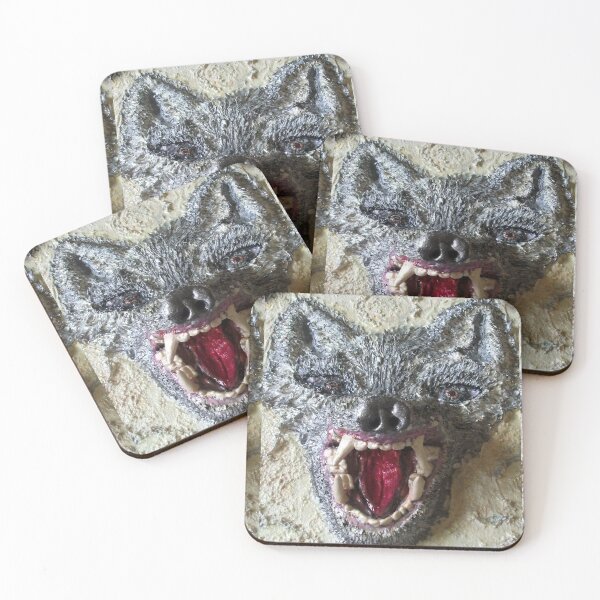 Item preview, sculpture painting wolf designed and sold by DCSMKreativ.