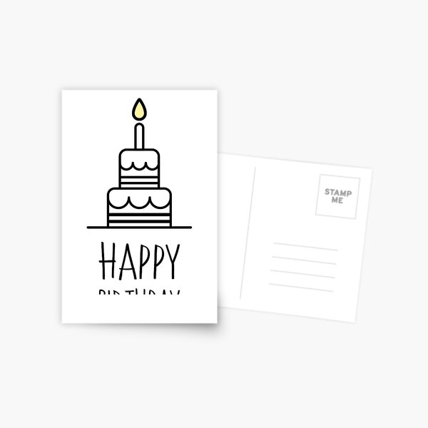 Cartes Postales Sur Le Theme Feliz Cumpleanos Redbubble