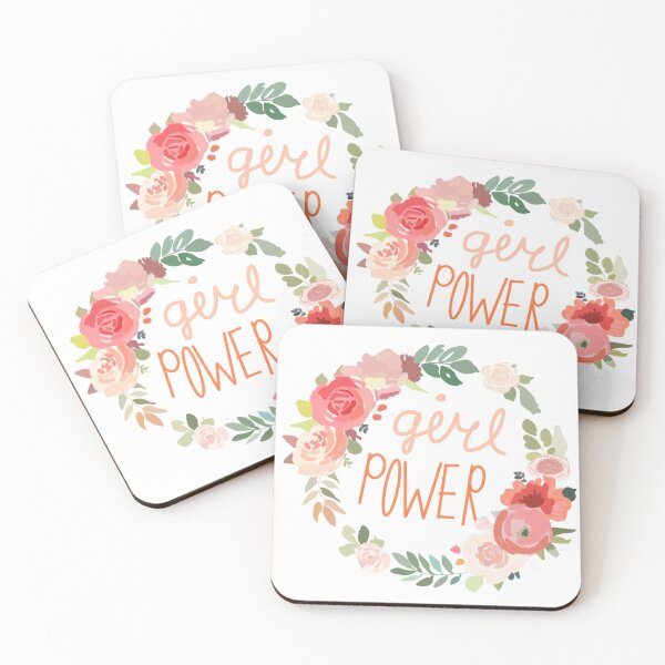 Item preview, Flower wreath girl power designed and sold by bright-smiles.