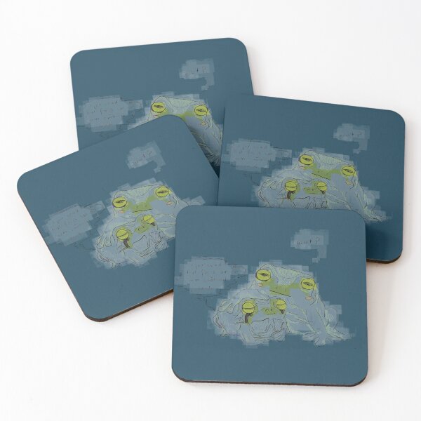 Item preview, two amphibians shaing a moment designed and sold by HighOnCatnip.